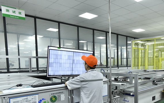Área de testes antes da entrega da Preta