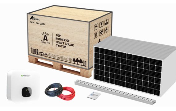 3KW 5KW on grid solar system advantagse