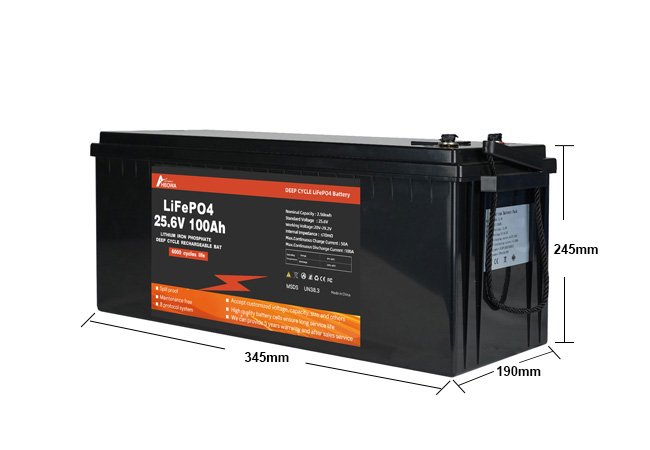 lithium ion battery 24v 100ah