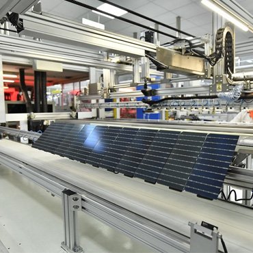 solar system solar panel producing