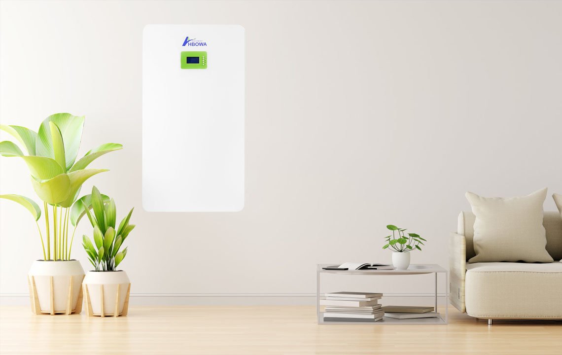 51V wall mounted lithium lifepo4 battery - HBOWA