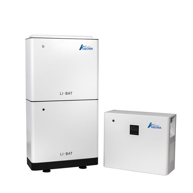 stacked lifepo4 lithium battery low voltage vertical type - HBOWA