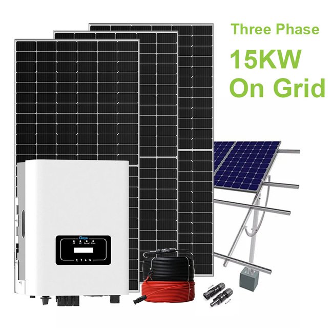 15kw on grid solar system three phase