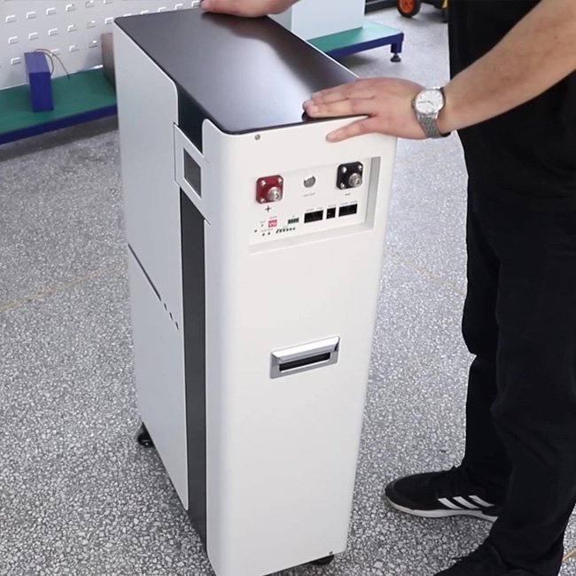 Floor standing lifepo4 lithium battery 51.2V 280Ah in factory