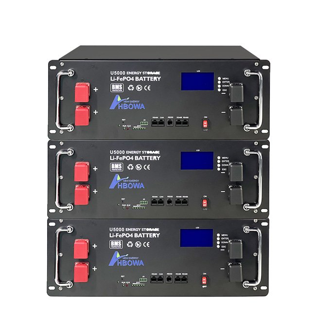 Rack Mounted LifePO4 Battery Solar Battery