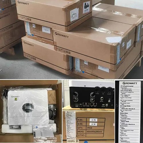 Packing of growatt inverter