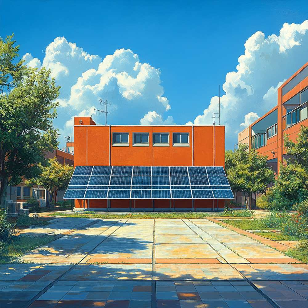 solar system for school