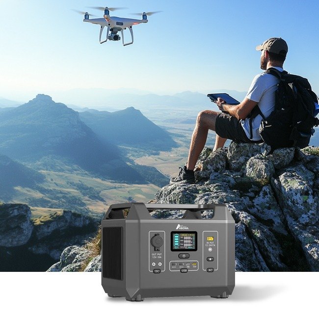 portable power station for aerial photography