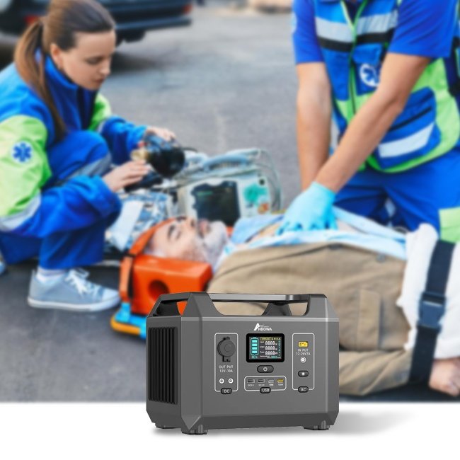 portable power station for first aid