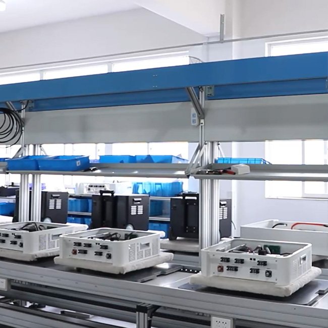 stacked lithium battery processing