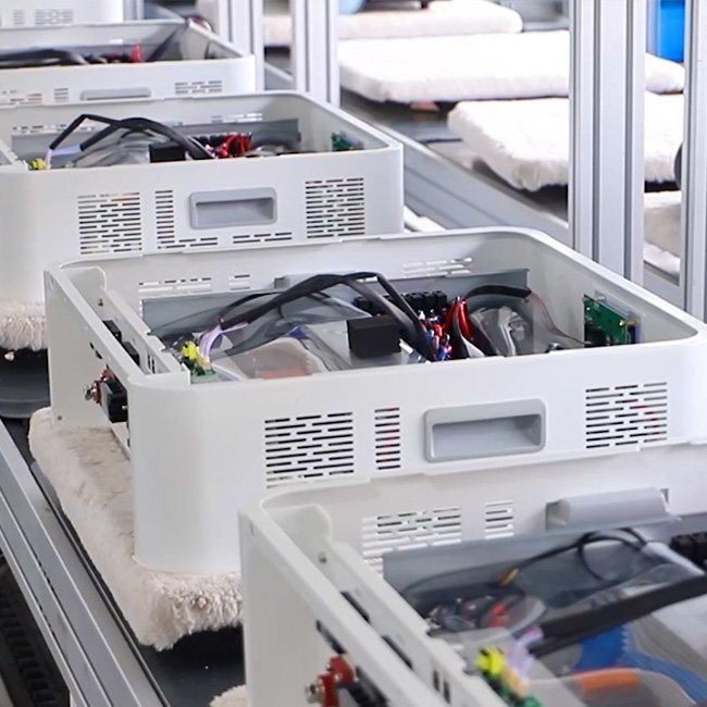 stacked lithium battery wiring