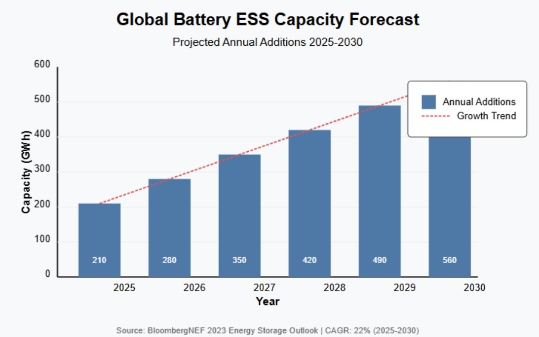 Global battery ESS Capacity Forecast