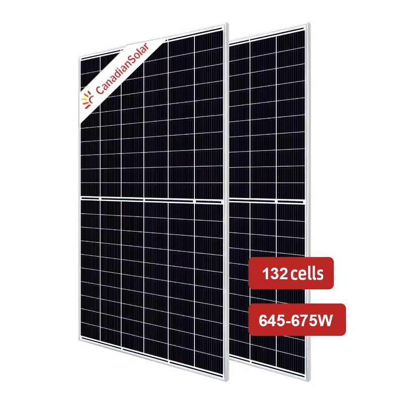 650W 675W 132 Cells PERC Solar Panel
