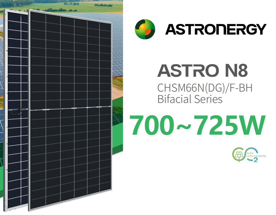 Astronergy-solar-panels-700W-ASTRO-N8-bifacial-725W-modules