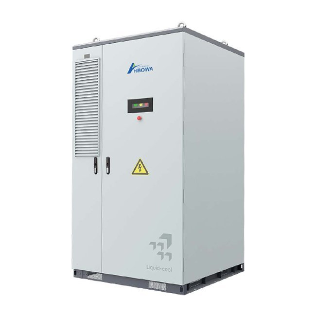 Sistema de armazenamento de energia de bateria acoplado a CC da Hbowa