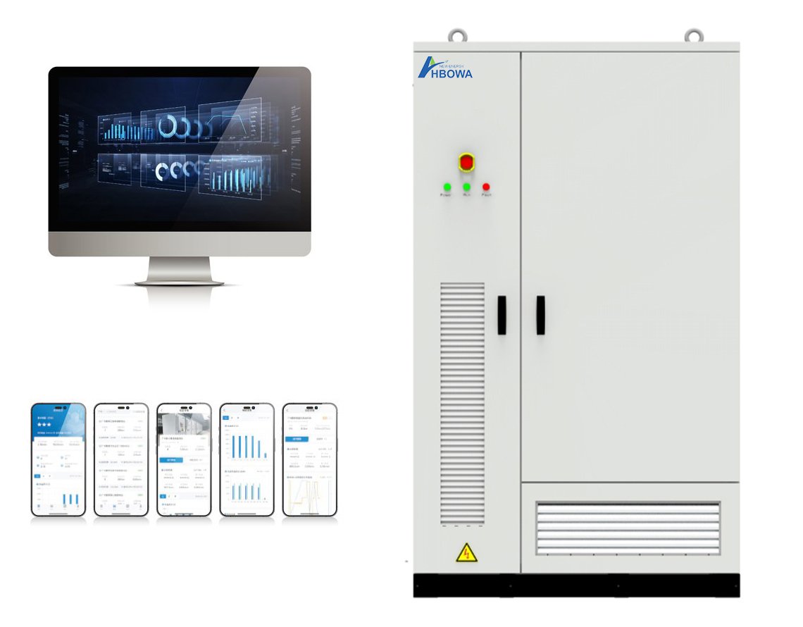 Sistema EMS para armazenamento de energia comercial de 125kw-260kwh da HBOWA
