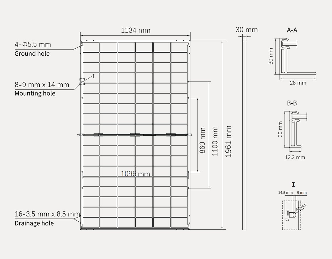 dimension-of-Astronergy-solar-panels-530W-510W-520W