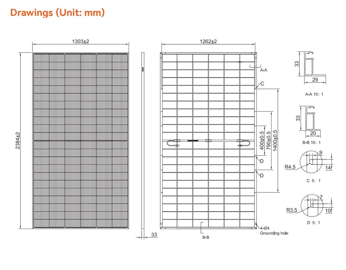 drawings-of-tongwei-solar-panels-710W-725W