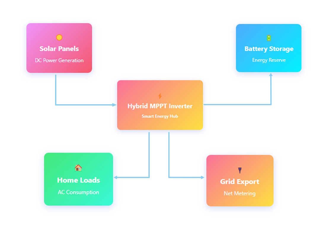hybrid-solar-system-inverter-working-principle