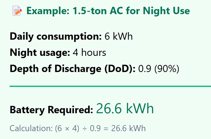 1.5-ton-AC-for-night-use-to-calculate-battery-capacity