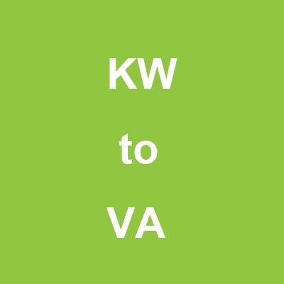KW para Va