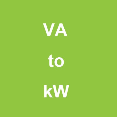 VA-to-KW-conversion
