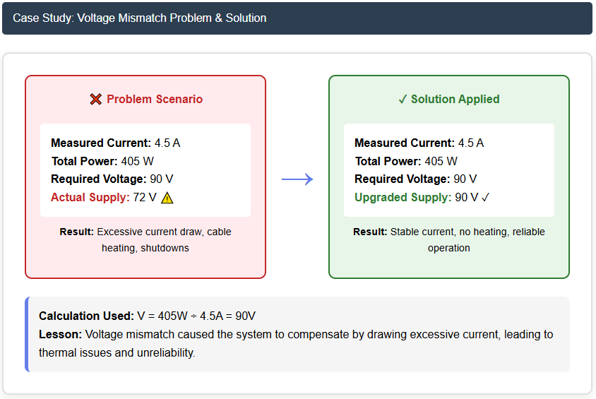A to V Conversion Case study