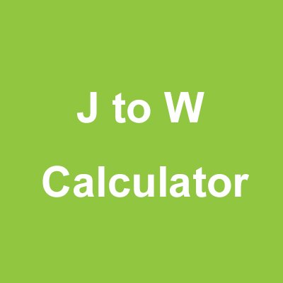 J-to-W-calculator