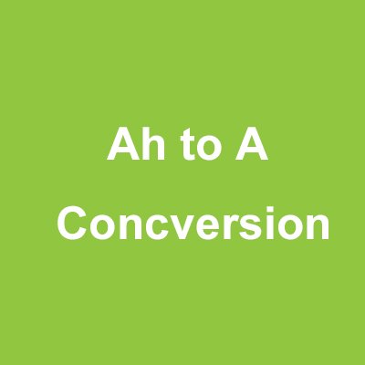 Ah-to-A-conversion