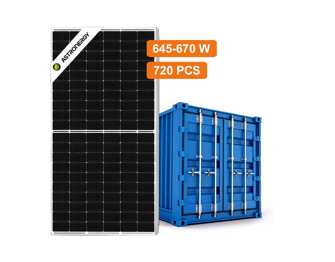 Astronergy solar panels 720 pcs by container for commercial project