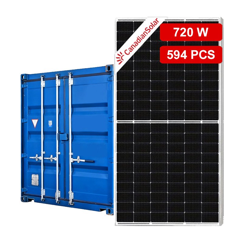 Canadian Solar Panels 720W Per Container 594 PCS