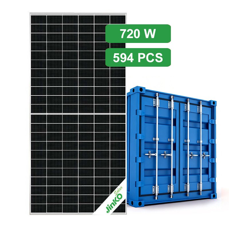 Jinko solar panels 720W by container 594 pcs from HBOWA