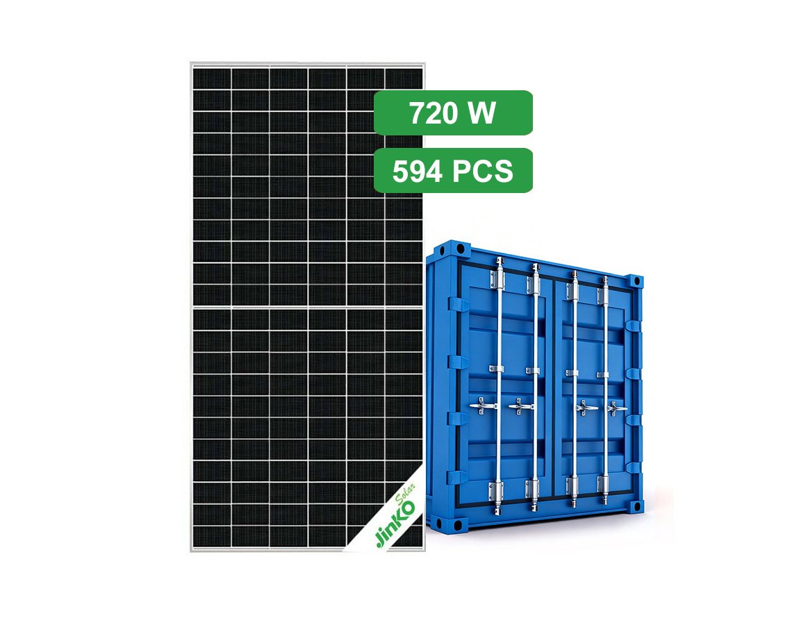 Jinko solar panels by container 594 pcs