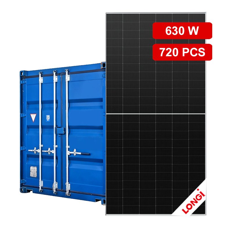 Longi Solar Panels 630W Per Container 720 PCS