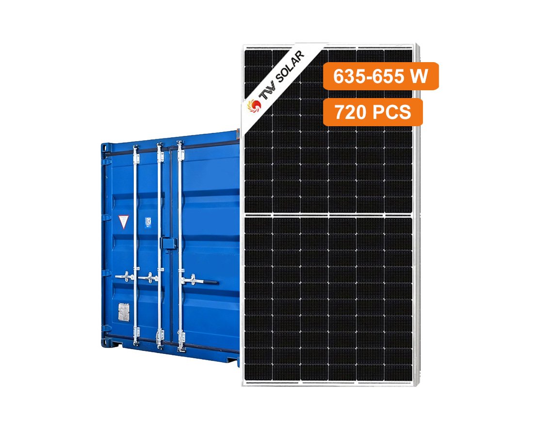 Tongwei Solar Panels 635-655W Per container
