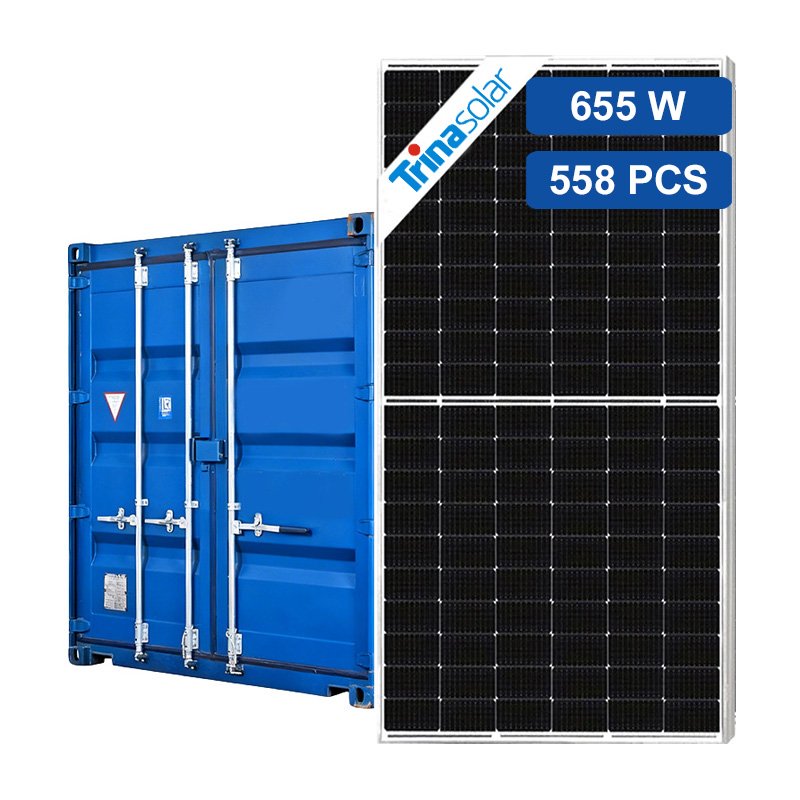 Trina Solar Panels 655W Per Container 558 PCS