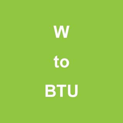 W-to-BTU