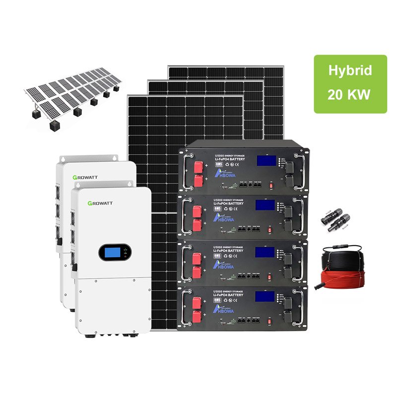 20kw-hybrid-solar-system-single-phase-ground-mounted-type-40kwh