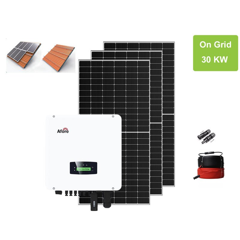 30kw solar system kit with Afore three phase Inverter