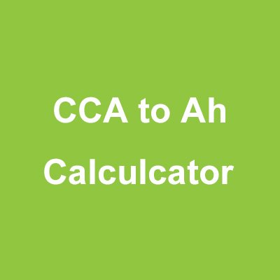 CCA-to-Ah-calculator