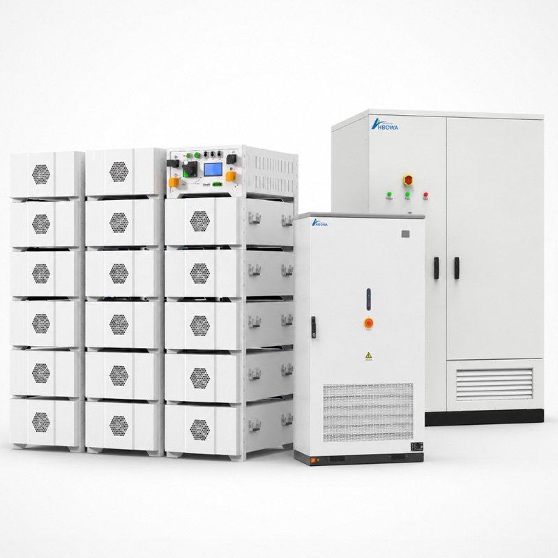 C&I-battery-storage-systems-and-high-voltage-battery-for-100kw-solar-system