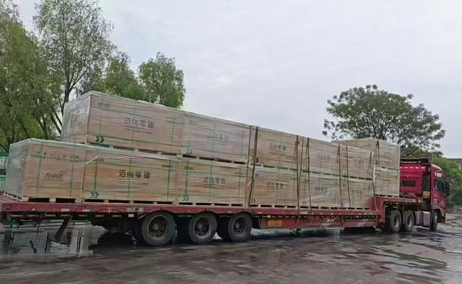 Jinko-620W-painéis solares enviados para a Holanda da HBOWA