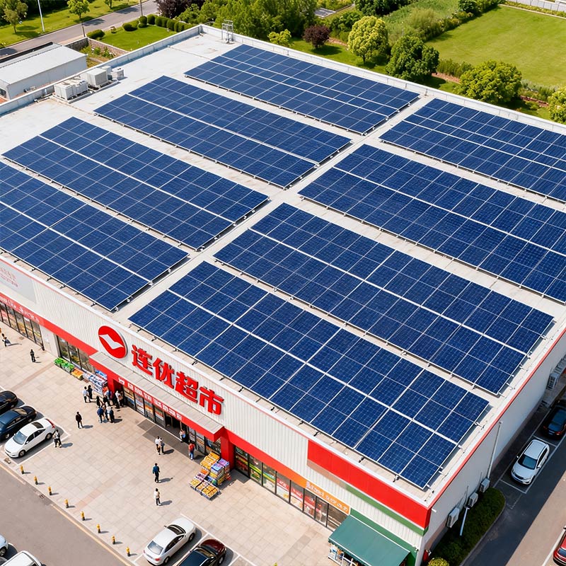 100kw solar systems for Supermarket