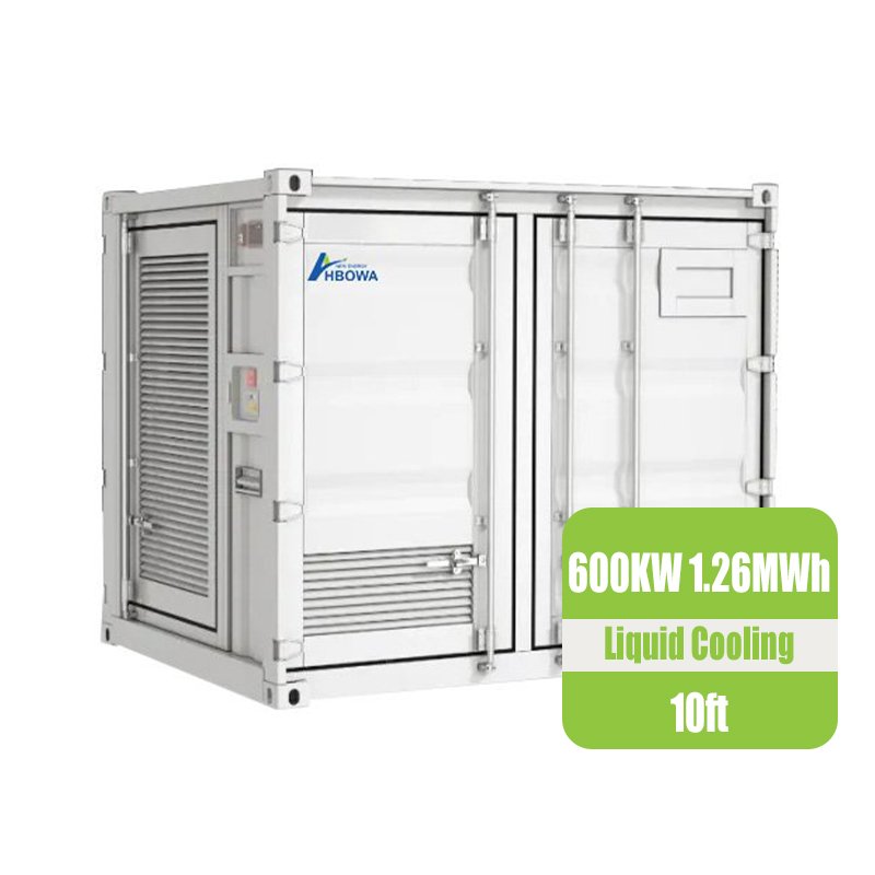 10ft 600KW 1.26MWh ESS Battery Storage System Container