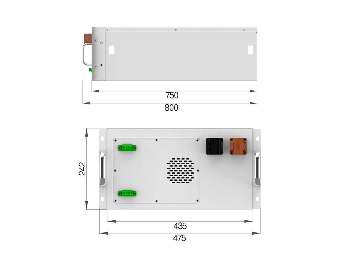 battery storage cabinet battery modules