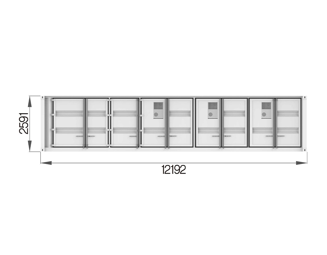 40ft-2,4 MWh-Containerizado-BESS-de-HBOWA-na-China