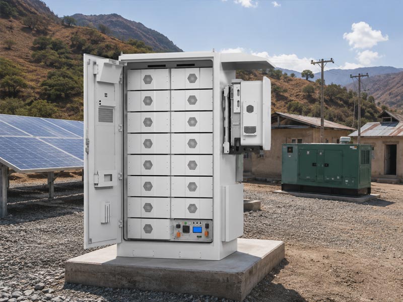 Microgrid-and-Weak-grid-Power-Support-of-241kwh-battery