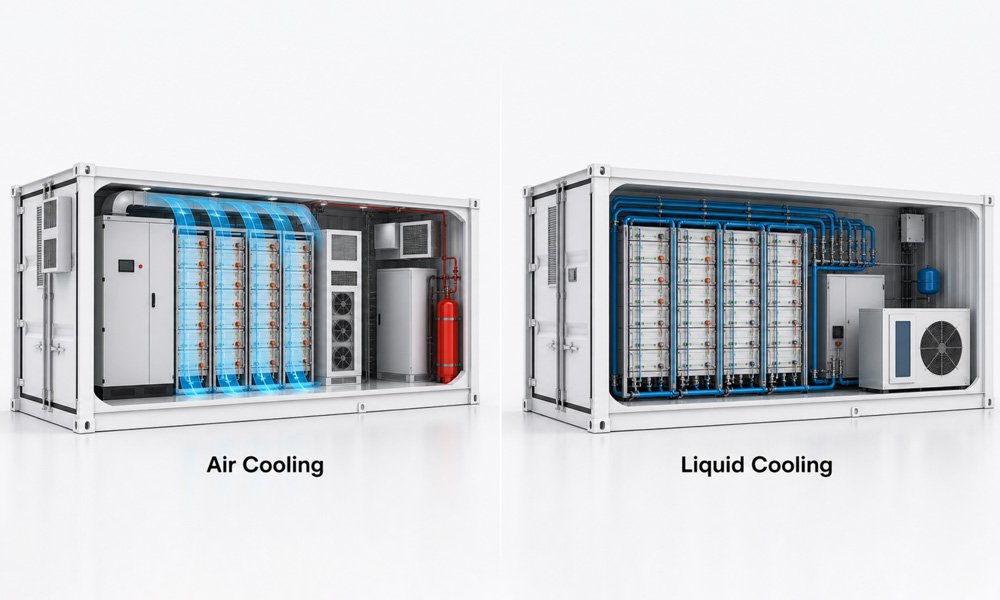 air-cooling-and-liquid-cooling-system-for-BESS-container-from-HBOWA