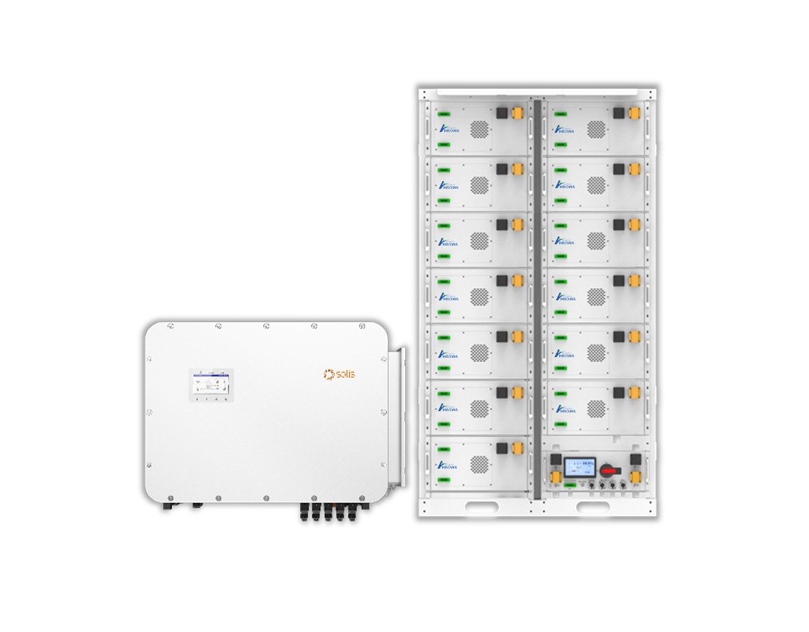 100kw 209kwh hybrid solar inverter energy storage system from HBOWA