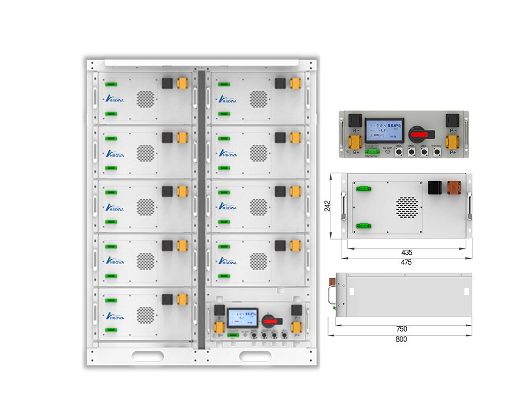 144kwh high voltage batteries for 75kw solar system